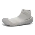 Leichte graue atmungsaktive Strick-Yoga-Socken-Schuhe mit rutschfester Profilsohle - 34 / 888 Elegantes Grau