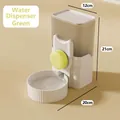 Groene automatische hangende waterdispenser voor honden en katten, 12x21x20cm - Waterdispenser / 1000ml / Groen
