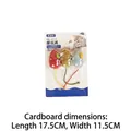 Vista dettagliata di set da 3 topi giocattolo con erba gatta, peso 31g, 17,5x11,5 cm. - Set Topi a Righe / Set da 3