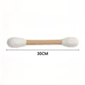 30cm giant cotton swab shaped pure wool cat toy for teething, scratching, and interactive self-play - Long Wool Stick