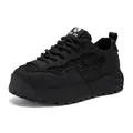 Chaussures de sport en mesh respirant noir pour hommes avec semelle épaisse et logo Mr.OK - 39 / Noir