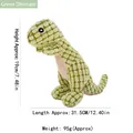 Squeaky green dinosaur plush toy for dogs interactive chewing play and fun times - Green