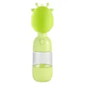 Gourde portable vert clair pour chien avec design girafe pour voyages et randonnées. - Green Water and Food Bottle 210+140ML / Vert