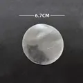 Piastra di base di ricambio circolare trasparente da 6,7 cm per giocattoli gatti - 6.7cm