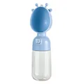 Bouteille d'eau portable bleu clair pour chiens et chats avec design oreilles de girafe - Bouteille d'eau Bleue 350ML