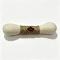 Pure wool cat toy shaped like a giant cotton swab with natural jute twine wrap for biting. - Thickened with Rope and Gall Fruit