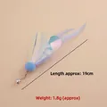 Blue iridescent flying insect replacement head for cat teaser wand, length 19cm - Blue Sequin Flying Insect Replacement Head