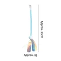 Interactive sequin flying insect cat toy replacement head with blue hose, 33cm long. - Hose Sequin Bug (CT219) / Blue