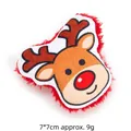 Cute reindeer plush cat toy for Christmas, lightweight soft interactive pet kitten toy - With Catnip and Crinkle Paper / Christmas Reindeer