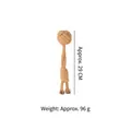 Durevole gioco in corda di cotone intrecciata arancione 29cm per dentizione cani - Palla da Trazione in Corda di Cotone / Circa 29 cm / Arancione