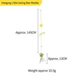 Interactive hanging bee cat toy with suction cup and 145cm elastic rope for self-play - Bee