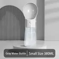 Kleine graue tragbare Haustier-Wasserflasche mit Alien-Design, 380 ml für Reisen - Alien Kleine Wasserflasche / 380ml / Grau