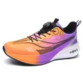 Chaussures de sport dégradées 2025 avec boucle rotative et semelle blanche épaisse - 34 / Étoile Violette