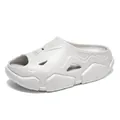 Futuristische weiße Mecha-Sandalen mit weicher, gedämpfter Sohle für Herren-Freizeitmode - 36 / Grau-Weiß