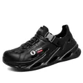 Sabots de sport extérieurs noirs avec trous respirants et boucle réglable pour hommes - 39 / Style JF899 / Noir et Gris