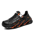 Sabots extérieurs respirants pour hommes, noir et orange, parfaits pour la plage et la rando - 39 / Style JF900 / Noir Orange Floral