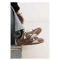 Retro brown and white German Army Trainer sneakers ideal for casual sports and daily wear - 40 / Khaki