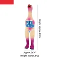 Grappig piepend latex hondenspeeltje in bikini kip vorm 23cm hoog bijtbestendig speeltje - Bikinikip