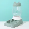 Distributeur automatique d'eau et de nourriture de 2,5L pour animaux en vert menthe - Distributeur de nourriture pour animal / 2.5L / Vert forêt