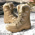 Bottes de neige extérieures imperméables doublées de polaire pour l'alpinisme tactique - 39 / Doublé Polaire / Marron