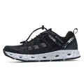 Professional black and white outdoor wading shoe with breathable mesh and drainage sole - 39 / Black