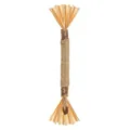Natuurlijk Silvervine kattenspeeltje met raffia kwastjes en duurzaam hennep touw - Matatabi Stick Stijl / Diameter 1,2 cm