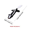 Bite-resistant plush squeaky dog toy in black and white pattern, thickened fabric - Black and White Bear Style (PT281) / Panda Bear