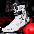 Professioneller weißer High-Top-Ringer- und Box-Trainingsschuh für Herren und Damen - 39 / Weiß