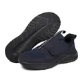 Chaussures de marche bleu marine pour hommes avec maille et semelle antidérapante. - 39 / Bleu foncé