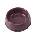 Large dark purple durable thickened plastic pet bowl for dogs and cats feeding dish - S / Purple