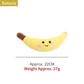 Squeaky plush banana dog toy for small and medium pets, 22cm length and 27g weight - Banana