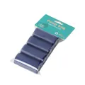 4-pack dark blue thickened disposable pet poop bags with 15 pieces per roll for dogs - 4 Rolls/Pack with Header Card / Dark Blue
