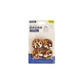 Pack of 4 leopard print cat toy balls with bells inside for interactive playing and exercise - Leopard Print Ball Set