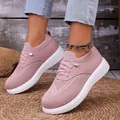 Ademende roze mesh slip-on loafers voor dames, lichte en comfortabele wandelschoenen - 36 / Roze