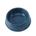 Durable deep blue thickened plastic pet bowl for large dogs and cats, SKU view - S / Dark Blue