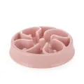 Rosa Anti-Schling-Napf für Haustiere mit Labyrinth-Design für kleine Hunde Napf - Rosa