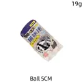 Interactive yarn cat toy ball with built-in bell, 5cm diameter and 19g weight - Cat Teaser Ball No. 2