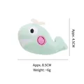 Schattige muntgroene pluchen walvis kattenspeeltje met kattenkruid voor kittens - Walvis