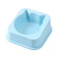 Gamelle pour animaux en forme de tête de chat bleu pastel - 19.5*18.9*7.7 / Bleu