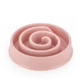 Langlebiger rosa Spiral-Slow-Feeder-Napf für Hunde und Katzen mit Anti-Schling-Design - Rosa
