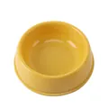 Durable yellow pet food bowl for dogs and cats in large size - Yellow