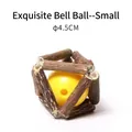 Piccolo gioco per gatti in rami di matatabi con pallina e sonaglio per i denti - Diametro 4.5cm / Palla Campanello Squisita Piccola