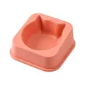 Gamelle rose mignonne en forme de chat, bol antidérapant pour nourriture de chat - 19.5*18.9*7.7 / Orange