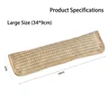 Groot duurzaam kattenspeelgoed van natuurlijk sisal met kattenkruid voor bijten en krabben - L / Kattenkruid Kussen / Beige
