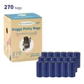 Set premium di 270 sacchetti per escrementi di cani ispessiti profumati lavanda - Set Scatola 18 Rotoli (270 Sacchetti) / Blu scuro