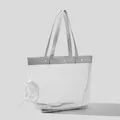 Breathable grey mesh pet carrier tote bag for lightweight portable cat and dog travel - Premium Grey