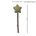 Sternförmiges Katzenminze-Lutscher-Spielzeug zur Zahnreinigung für Katzen, 13,2 cm - Einzelpackung (13.2x5cm)
