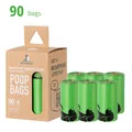 Pack de 90 bolsas biodegradables para excrementos de perro con caja - Tipo estándar / Estilo Flor de Encaje