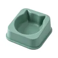 Écuelle antidérapante en forme de tête de chat vert pour animaux domestiques SKU - 19.5*18.9*7.7 / Vert foncé