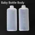 Transparenter Flaschenkörper für Tiernahrung 100ml mit Messskala für Haustiere - Babyflaschenkörper / 100ml